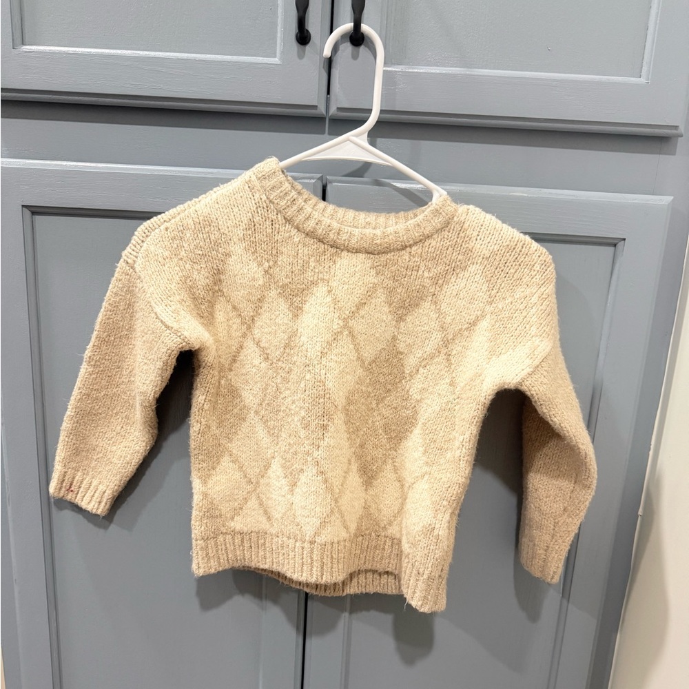 Abercrombie Boy Cream Knit Sweater